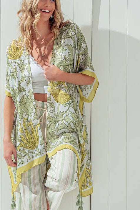 Leaf Kimono-Kimonos-Vixen Collection, Day Spa and Women's Boutique Located in Seattle, Washington