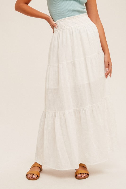 White Sands Maxi Skirt-Skirts-Vixen Collection, Day Spa and Women's Boutique Located in Seattle, Washington