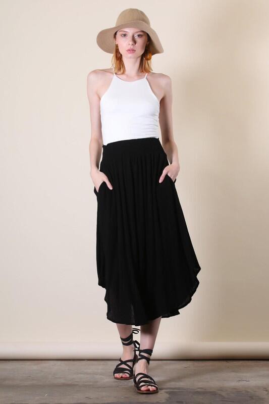 Athena Flowy Skirt-Skirts-Vixen Collection, Day Spa and Women's Boutique Located in Seattle, Washington