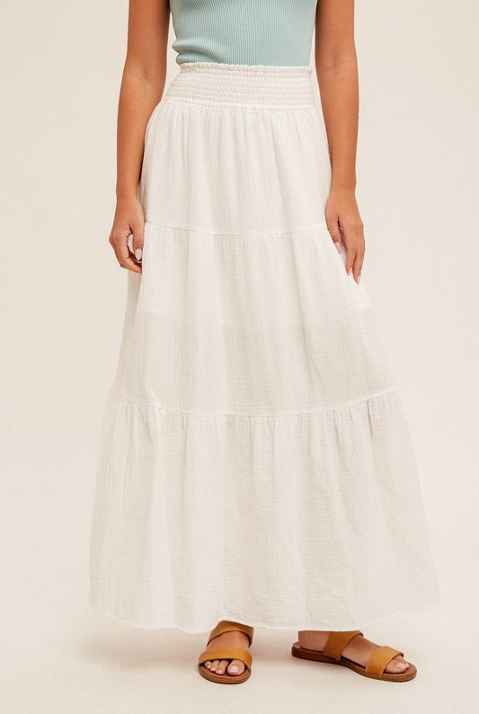 White Sands Maxi Skirt-Skirts-Vixen Collection, Day Spa and Women's Boutique Located in Seattle, Washington