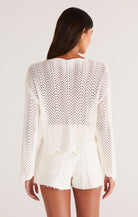 Donovan Crochet Top-Long Sleeves-Vixen Collection, Day Spa and Women's Boutique Located in Seattle, Washington