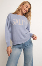 Waves And Salty Sweater-Sweaters-Vixen Collection, Day Spa and Women's Boutique Located in Seattle, Washington