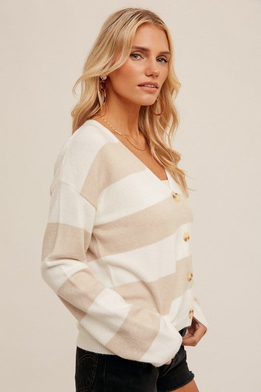 Sandstone Breeze Cardigan-Cardigans-Vixen Collection, Day Spa and Women's Boutique Located in Seattle, Washington