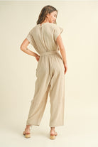 Pebble Beach Gauze Jumpsuit-Jumpsuits-Vixen Collection, Day Spa and Women's Boutique Located in Seattle, Washington