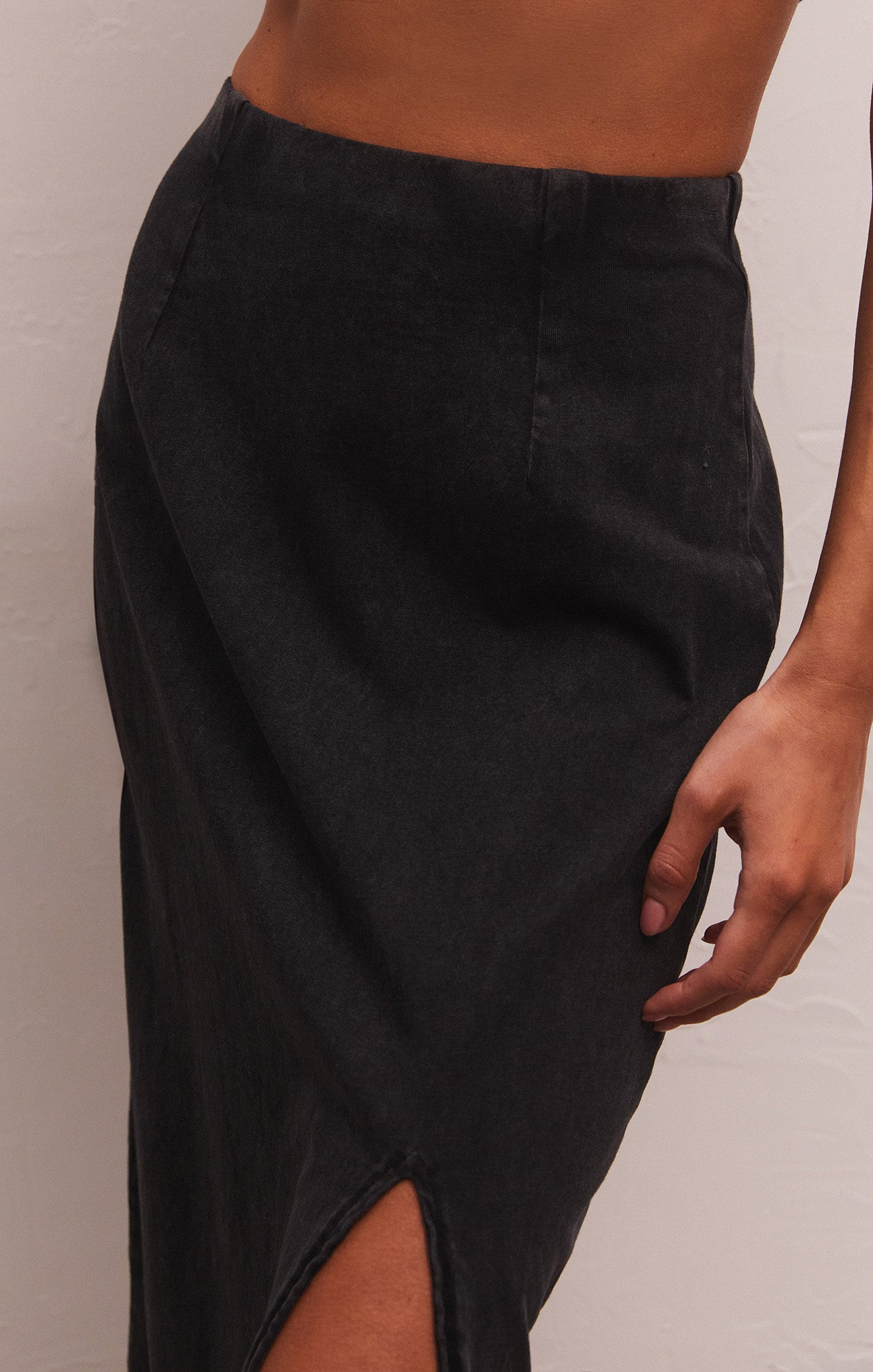 Shilo Slit Midi Skirt-Skirts-Vixen Collection, Day Spa and Women's Boutique Located in Seattle, Washington