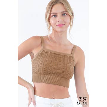 Cozy Cable Knit Bralette-Bras-Vixen Collection, Day Spa and Women's Boutique Located in Seattle, Washington
