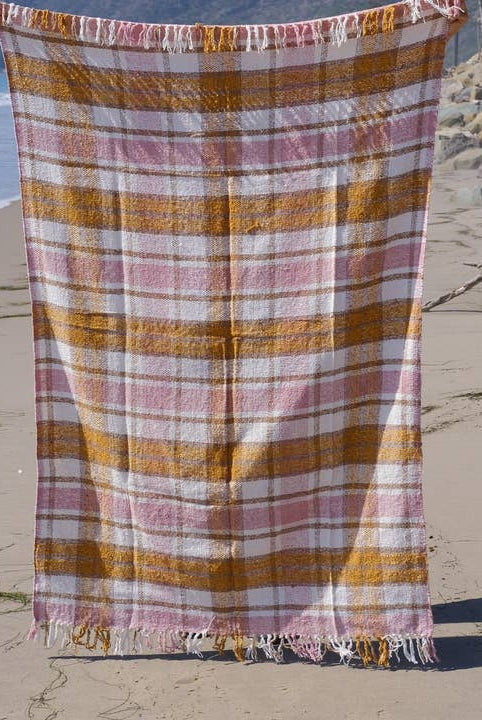 Brunch Plaid - Sustainable Recycled Throw-Throw Blankets-Vixen Collection, Day Spa and Women's Boutique Located in Seattle, Washington