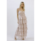 Emmeline Floral Tiered Maxi Dress-Dresses-Vixen Collection, Day Spa and Women's Boutique Located in Seattle, Washington