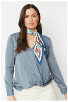 Silk Blend Pleated Scarf-Accessories-Vixen Collection, Day Spa and Women's Boutique Located in Seattle, Washington