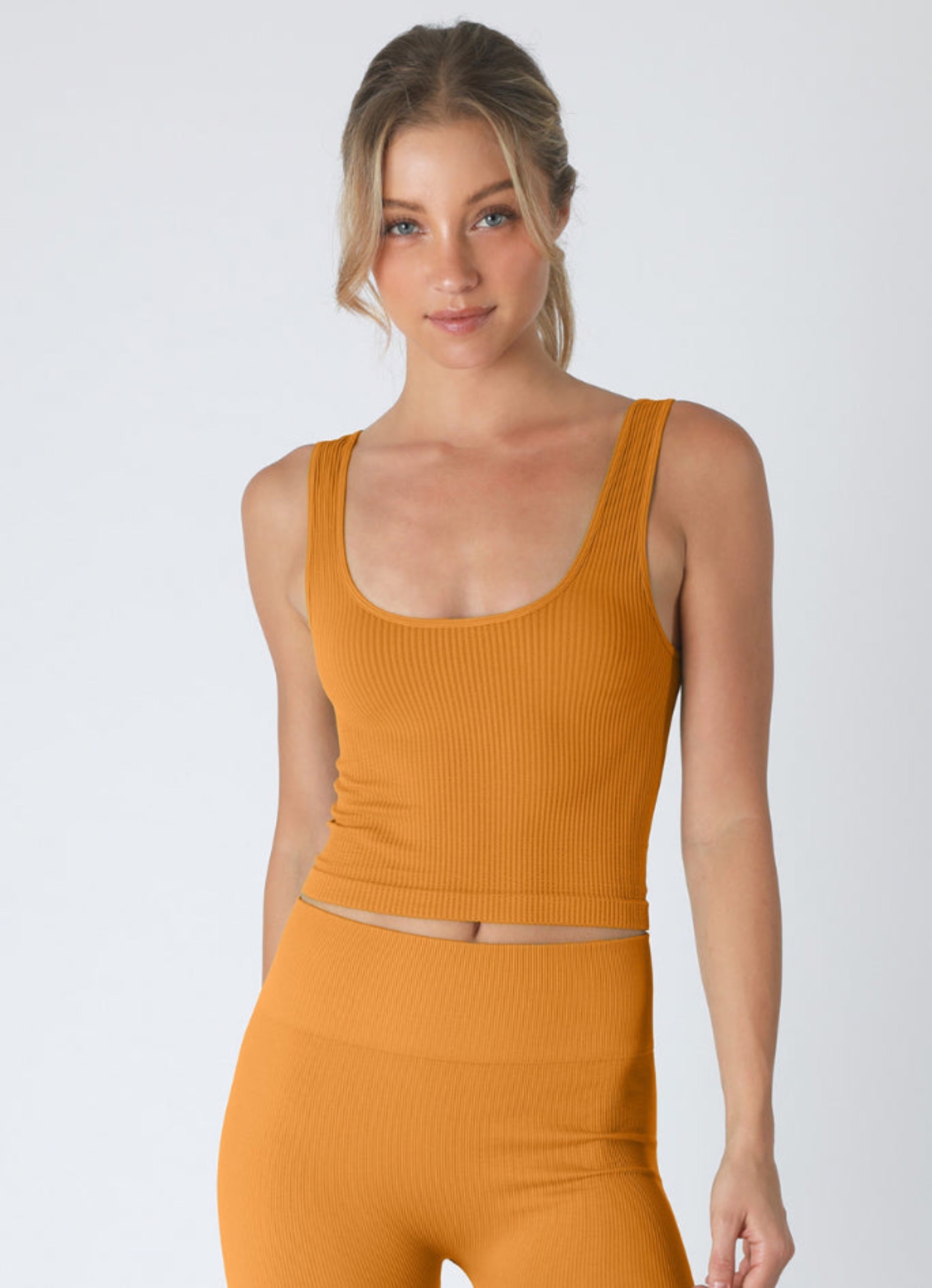 Reversible Ribbed Crop Top-Tank Tops-Vixen Collection, Day Spa and Women's Boutique Located in Seattle, Washington