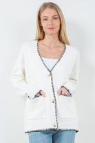 Classic Charm Stitch Cardigan-Cardigans-Vixen Collection, Day Spa and Women's Boutique Located in Seattle, Washington