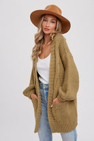 Carmine Fisherman Knit Cardigan-Cardigans-Vixen Collection, Day Spa and Women's Boutique Located in Seattle, Washington