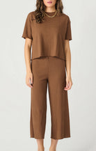 Cocoa Drift Culotte Pants-Pants-Vixen Collection, Day Spa and Women's Boutique Located in Seattle, Washington