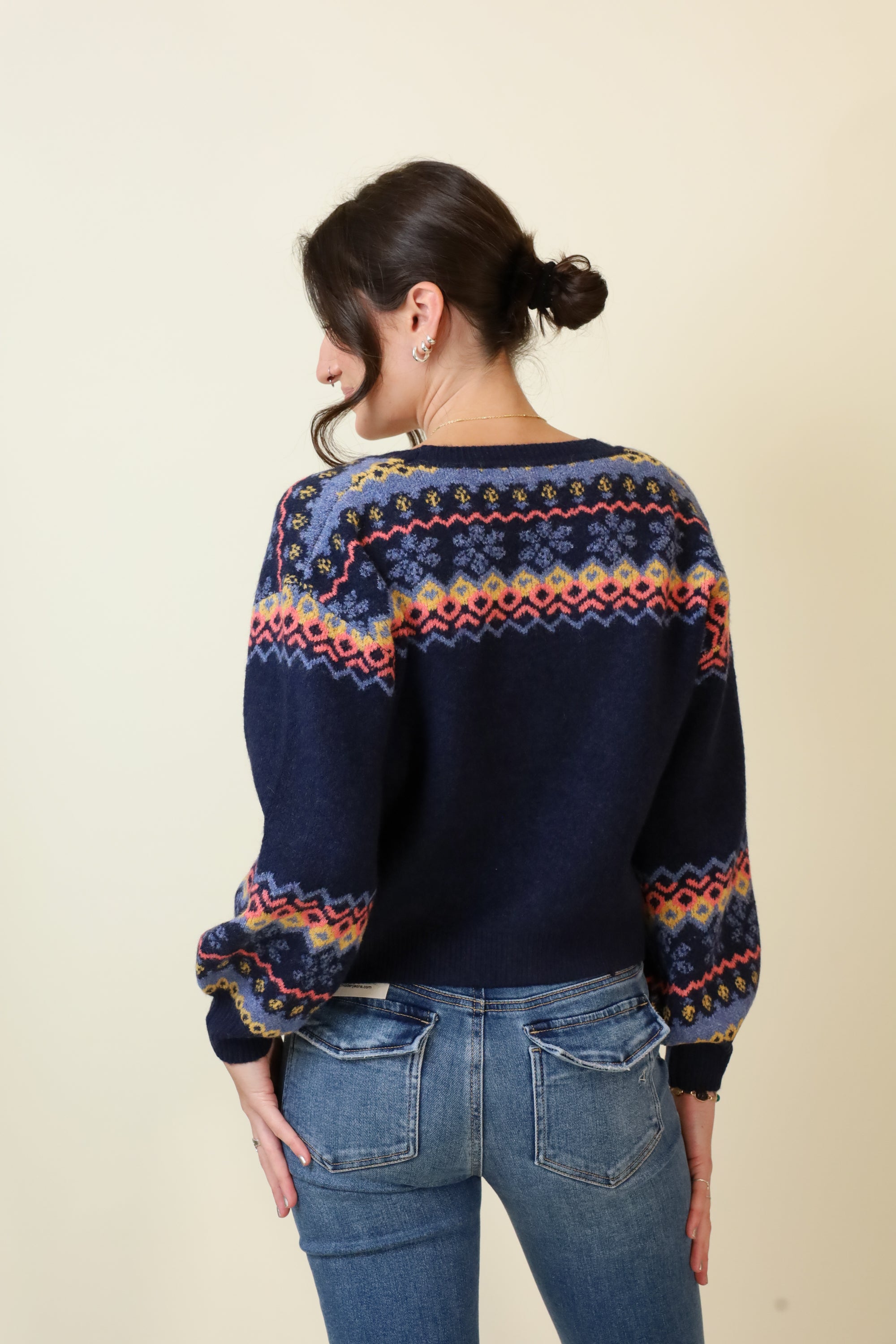 Painted Waves Cardigan-Sweaters-Vixen Collection, Day Spa and Women's Boutique Located in Seattle, Washington