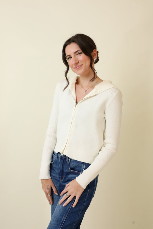 Alpine Zip Sweater-Sweaters-Vixen Collection, Day Spa and Women's Boutique Located in Seattle, Washington