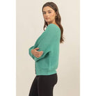 Ivy Split Hem Sweater-Sweaters-Vixen Collection, Day Spa and Women's Boutique Located in Seattle, Washington