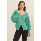 Ivy Split Hem Sweater-Sweaters-Vixen Collection, Day Spa and Women's Boutique Located in Seattle, Washington