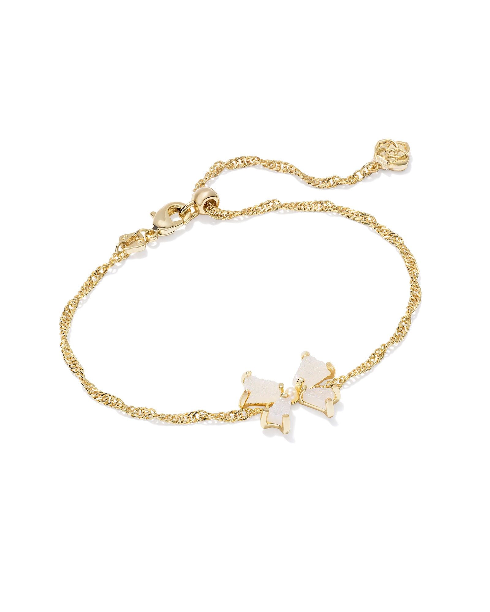 Blair Bow Small Delicate Chain Bracelet-Bracelets-Vixen Collection, Day Spa and Women's Boutique Located in Seattle, Washington