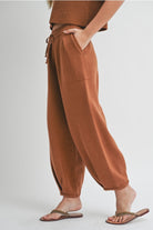 Drawstring Knit Lounge Pants-Pants-Vixen Collection, Day Spa and Women's Boutique Located in Seattle, Washington