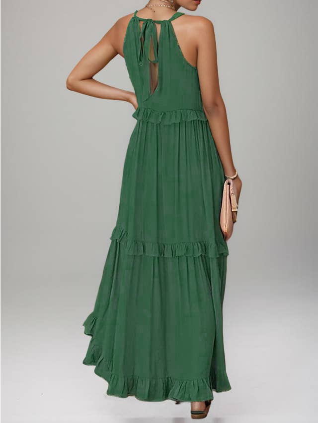 Kailee Cotton Maxi Dress-Dresses-Vixen Collection, Day Spa and Women's Boutique Located in Seattle, Washington