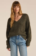 All I Want V-Neck Sweater-Sweaters-Vixen Collection, Day Spa and Women's Boutique Located in Seattle, Washington