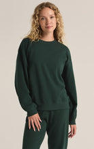 Classic Boyfriend Fleece Sweatshirt-Loungewear Tops-Vixen Collection, Day Spa and Women's Boutique Located in Seattle, Washington