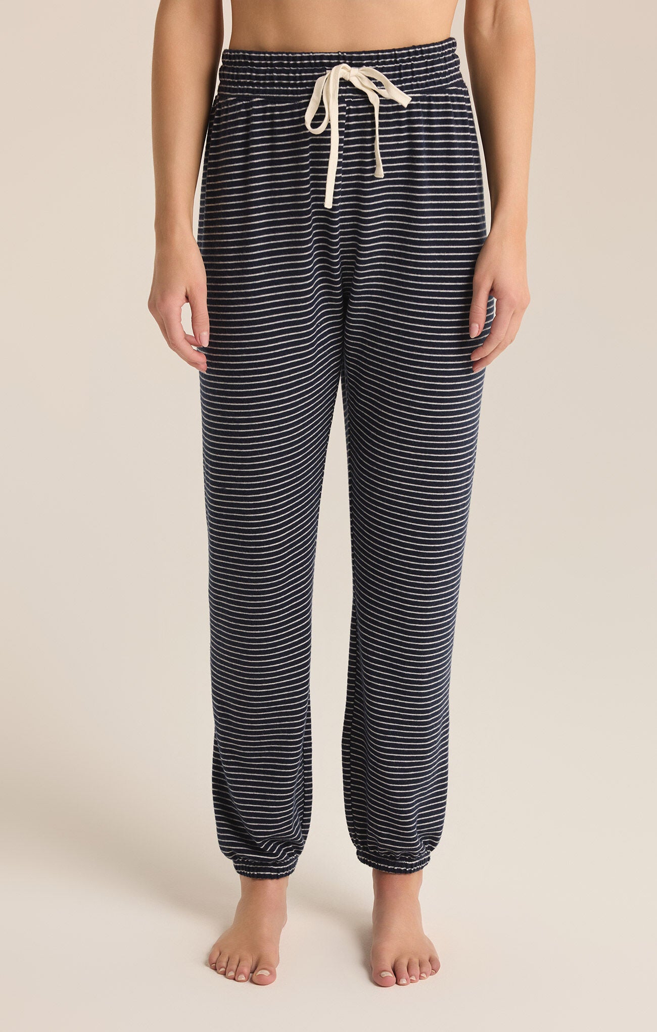 Lounge Stripe Jogger-joggers-Vixen Collection, Day Spa and Women's Boutique Located in Seattle, Washington