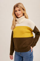 Devon Colorblock Sweater-Sweaters-Vixen Collection, Day Spa and Women's Boutique Located in Seattle, Washington