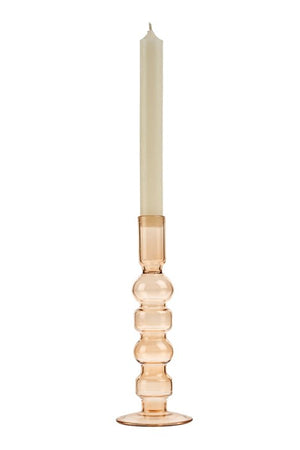 Glass Candle Stick-Home Decor-Vixen Collection, Day Spa and Women's Boutique Located in Seattle, Washington