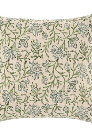 Carolina Block Print Pillow-Home Decor-Vixen Collection, Day Spa and Women's Boutique Located in Seattle, Washington