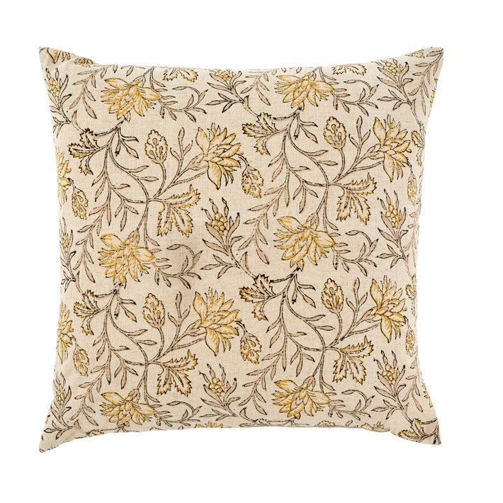 Carolina Block Print Pillow-Home Decor-Vixen Collection, Day Spa and Women's Boutique Located in Seattle, Washington