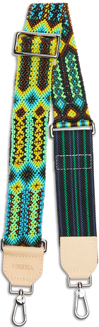 Consuela Kiwi Woven Crossbody Strap-Bags + Wallets-Vixen Collection, Day Spa and Women's Boutique Located in Seattle, Washington