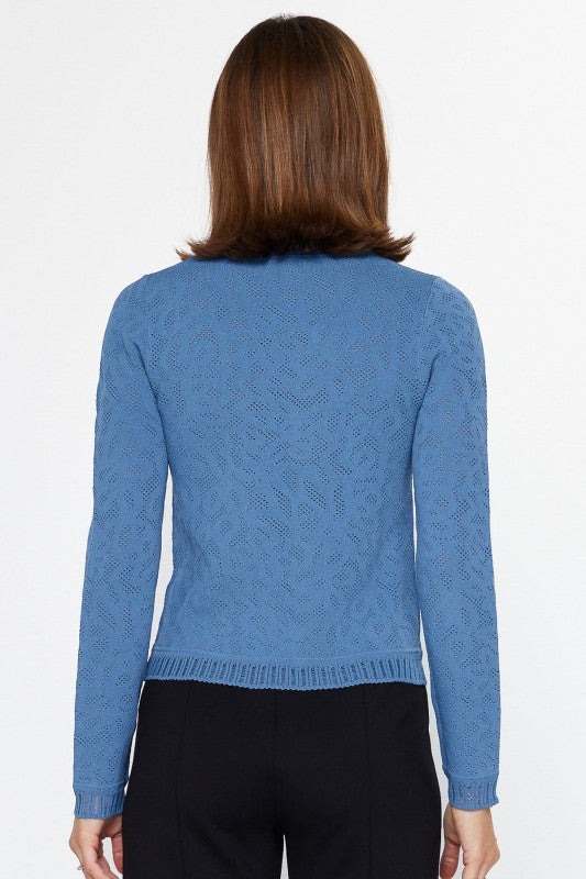 Seashore Scallop Sweater-Sweaters-Vixen Collection, Day Spa and Women's Boutique Located in Seattle, Washington