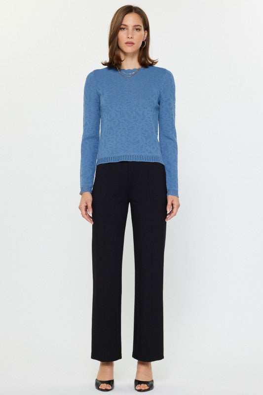 Seashore Scallop Sweater-Sweaters-Vixen Collection, Day Spa and Women's Boutique Located in Seattle, Washington