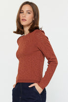Seashore Scallop Sweater-Sweaters-Vixen Collection, Day Spa and Women's Boutique Located in Seattle, Washington