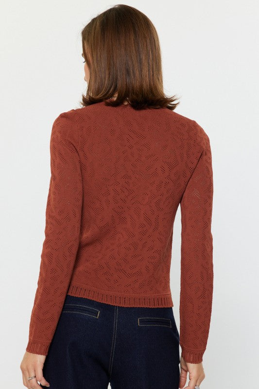 Seashore Scallop Sweater-Sweaters-Vixen Collection, Day Spa and Women's Boutique Located in Seattle, Washington