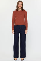 Seashore Scallop Sweater-Sweaters-Vixen Collection, Day Spa and Women's Boutique Located in Seattle, Washington
