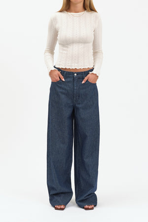 Highland Adjustable Extreme Baggy Jeans-Denim-Vixen Collection, Day Spa and Women's Boutique Located in Seattle, Washington