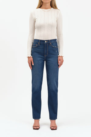 Smarty Pants High Rise Slim Straight-Denim-Vixen Collection, Day Spa and Women's Boutique Located in Seattle, Washington