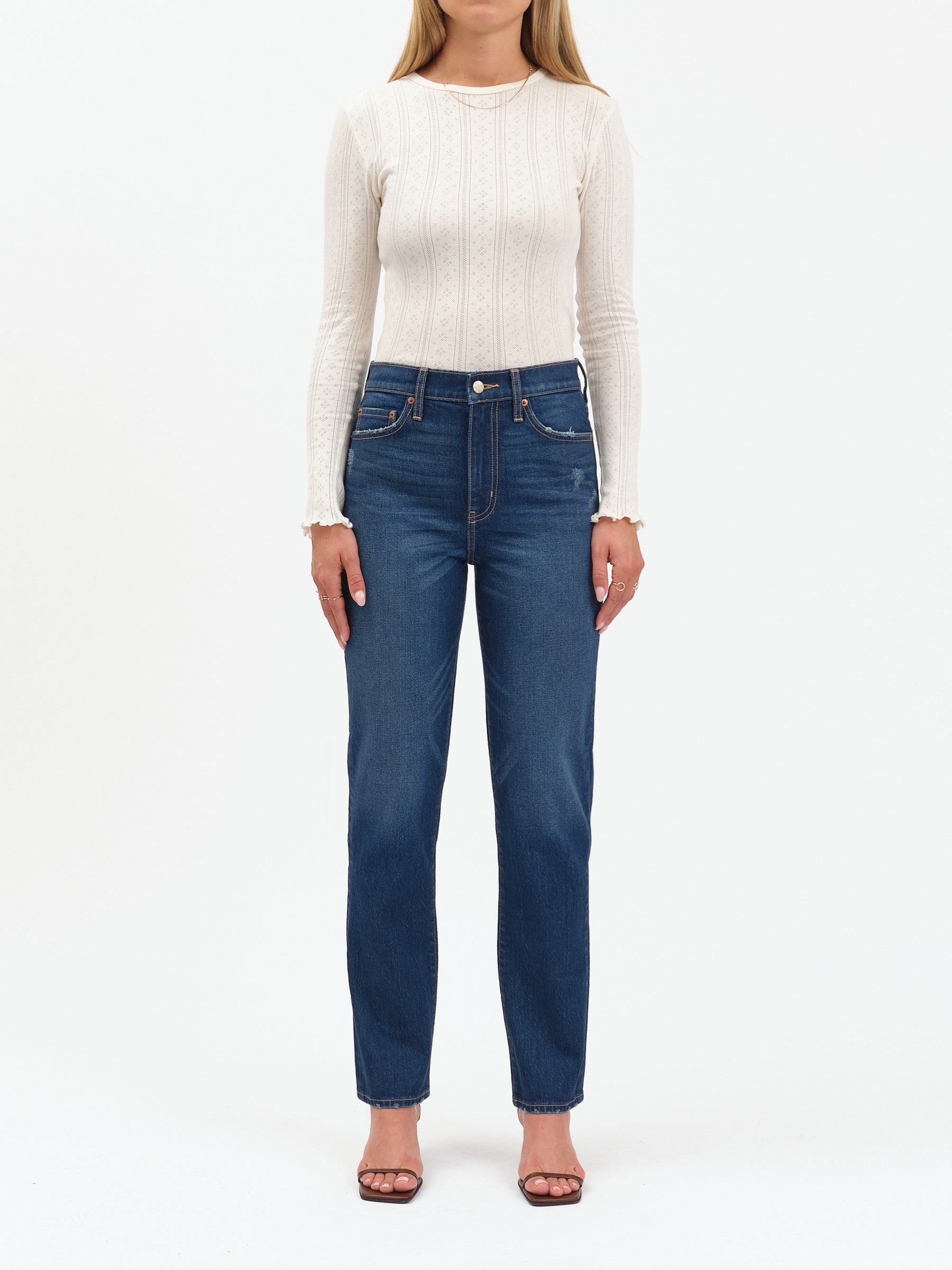 Smarty Pants High Rise Slim Straight-Denim-Vixen Collection, Day Spa and Women's Boutique Located in Seattle, Washington