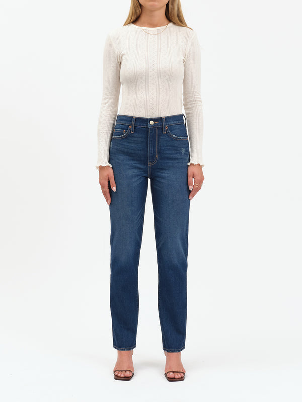 Smarty Pants High Rise Slim Straight-Denim-Vixen Collection, Day Spa and Women's Boutique Located in Seattle, Washington