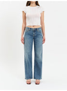 Keeper Low Rise Straight Jeans-Denim-Vixen Collection, Day Spa and Women's Boutique Located in Seattle, Washington