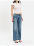 Keeper Low Rise Straight Jeans-Denim-Vixen Collection, Day Spa and Women's Boutique Located in Seattle, Washington