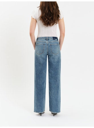 Keeper Low Rise Straight Jeans-Denim-Vixen Collection, Day Spa and Women's Boutique Located in Seattle, Washington