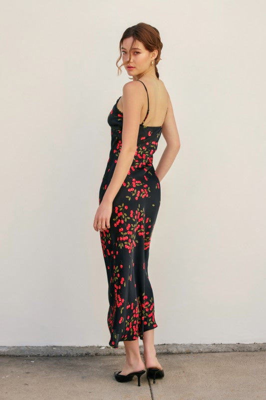 Midnight Orchard Maxi Dress-Dresses-Vixen Collection, Day Spa and Women's Boutique Located in Seattle, Washington