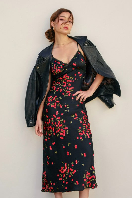 Midnight Orchard Maxi Dress-Dresses-Vixen Collection, Day Spa and Women's Boutique Located in Seattle, Washington