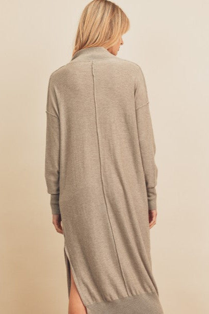Off Duty Muse Sweater Dress-Dresses-Vixen Collection, Day Spa and Women's Boutique Located in Seattle, Washington