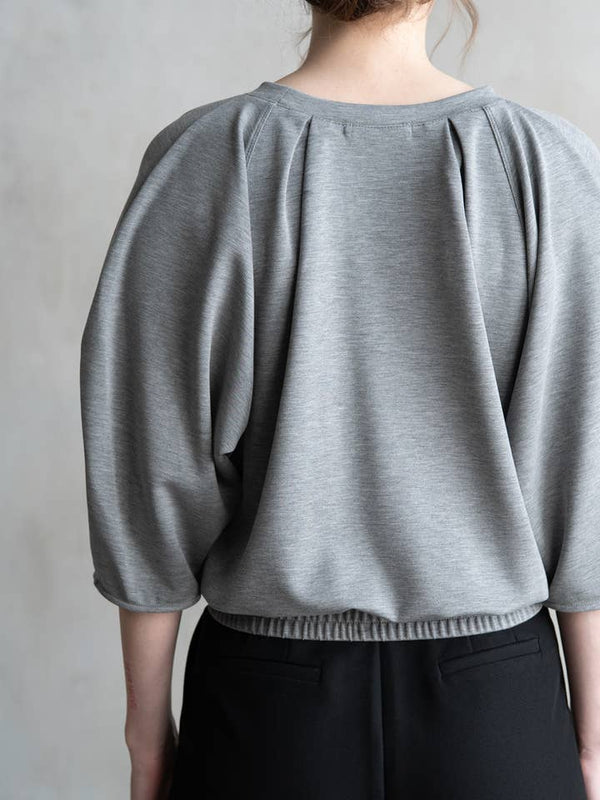 Silver Drift Pullover Top-Long Sleeves-Vixen Collection, Day Spa and Women's Boutique Located in Seattle, Washington