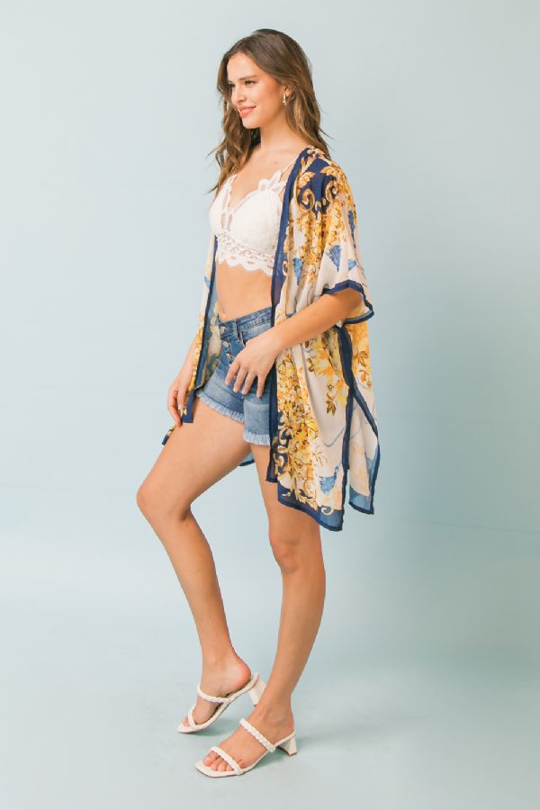 Jewel Tide Kimono-Kimonos-Vixen Collection, Day Spa and Women's Boutique Located in Seattle, Washington