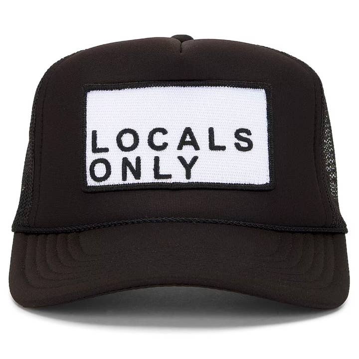 Locals Only Trucker Hat-Hats-Vixen Collection, Day Spa and Women's Boutique Located in Seattle, Washington